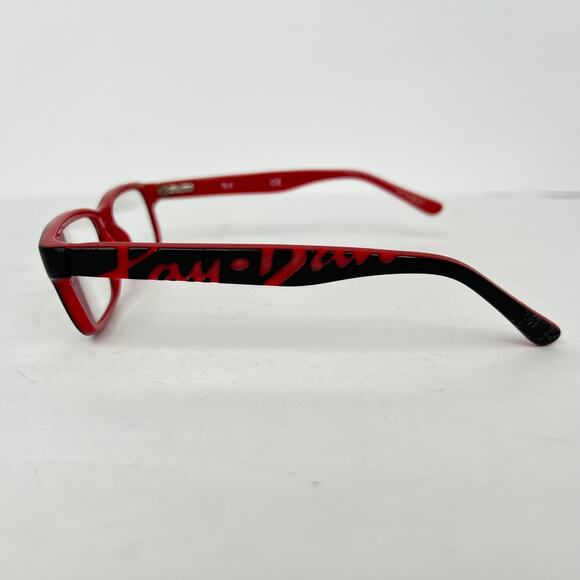 Ray-Ban RB1535 3573 Eyeglasses Black Red Rectangular Kids FRAMES ONLY 48-16-130 - Picture 2 of 16